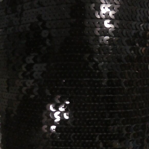 Shiny Black Sequin Throw Pillow | NWOT - Picture 6 of 10